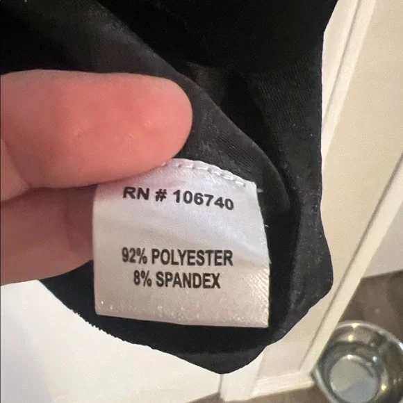 The Pyramid Collection Black Velvet Gown - Picture 4 of 5